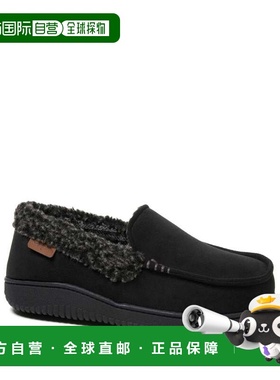 自营Dearfoams Men's Alexander Microsuede Moccasin House Shoe