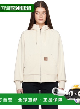 1h可退 香港直邮潮奢 CARHARTT WIP 女士 灰白色 Hooded Eldon 连