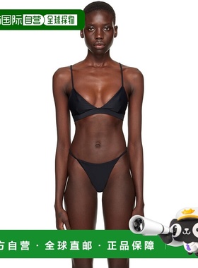 1h可退 香港直邮潮奢 CDLP 女士 黑色 Triangle 比基尼上装 WSW04