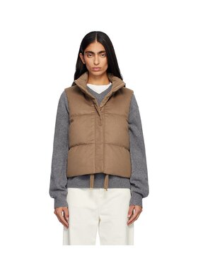 1h可退 香港直邮潮奢 MaxMara 麦斯玛拉 女士 黄褐色 Dioniso 羽