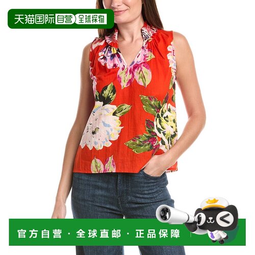 自营Tolani Alena无袖上衣-红色 美国奥莱直发