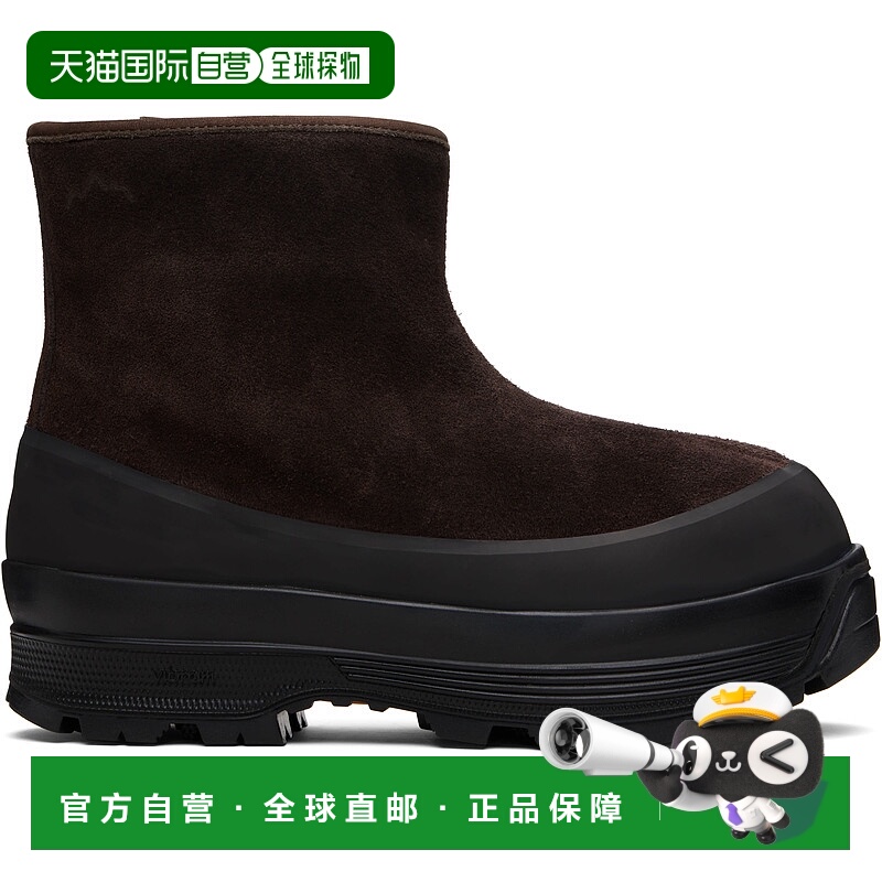 1h可退 香港直邮潮奢 Diemme 男士 棕色 Badia Shearling 踝靴 DI