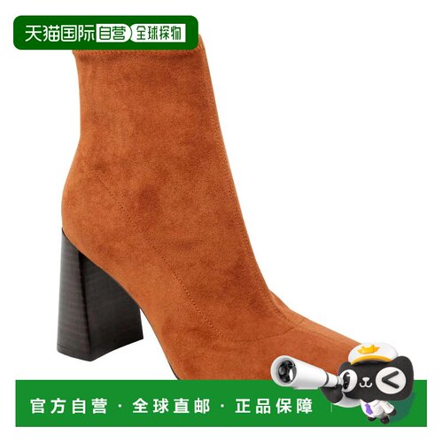 自营Charles by Charles David Turmoil女式棕色块跟脚踝靴JOBB23