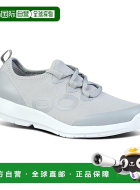 1h可退 香港直邮潮奢 OOFOS 女士 OOmg LS 运动鞋 grey灰色 舒适