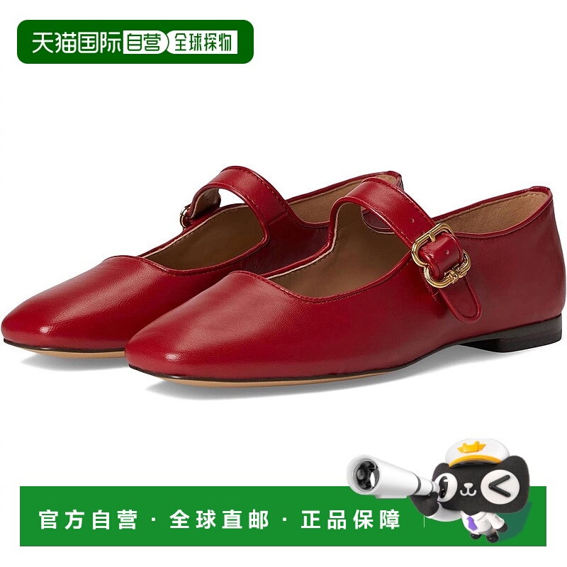 自营 sam edelman女式Michaela猩红色平底鞋 美国奥莱直发