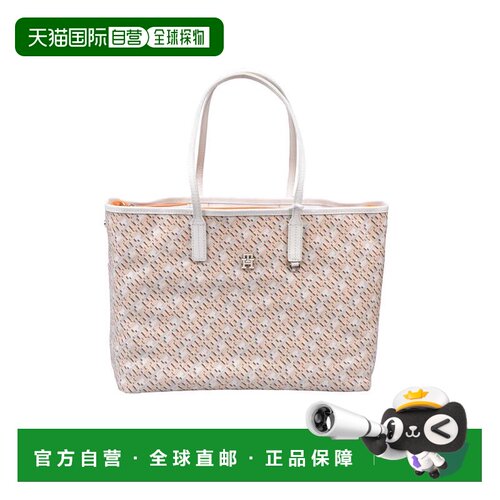 自营tommy hilfigerSpacious Cotton Tote Bag with Zip Closure