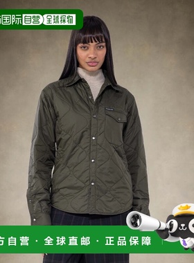 自营members onlyWomen's Oversized Quilted Shirt Jacket - oli