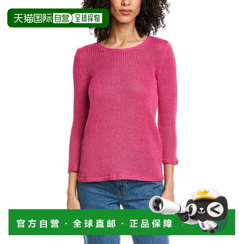 自营J.McLaughlin Raelyn亚麻毛衣-粉红色 美国奥莱直发