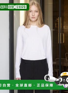 1h可退 香港直邮潮奢 TOTÊME 女士 白色 Classic 长袖 T 恤 253WR