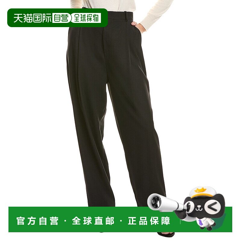 自营Oscar de la Renta Wool Pant - black 美国奥莱直发裤子女装