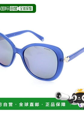 自营Polaroid Women's Blue 56mm Sunglasses - blue 美国奥莱直