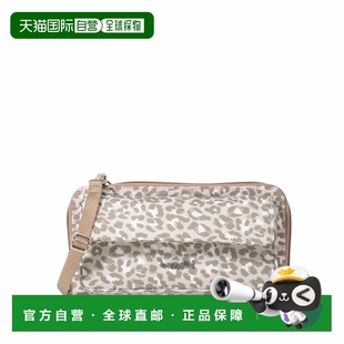 自营baggallini RFID Phone Wallet Crossbody Bag - mocha cheet
