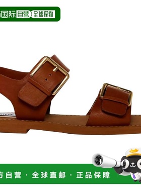 自营Steve Madden Santo Sandal Cognac Leather  SANT07S1-203 W