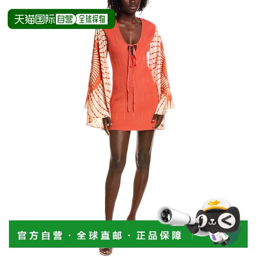 自营ALEXIS Lai连衣裙-红色 美国奥莱直发