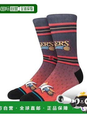 【美国直邮】Stance 男士费城 76 人队经典款 Fader 系列中筒袜