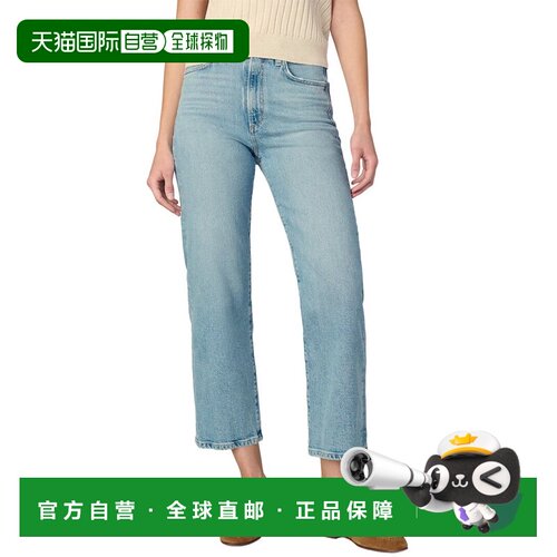 自营JOE'S Jeans The Margot Pazazz Cropped High Rise Straight