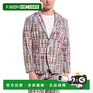 Blazer 自营J.McLaughlin Patchwork Lisbon 美国奥莱直发 blue