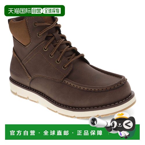 自营Dockers Mens Derrick坚固的Chukka靴子-深棕色 美国奥莱直发