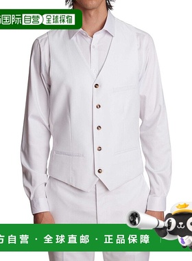 自营 paisley & gray佩斯利和灰色伊顿修身背心-白色 美国奥莱直