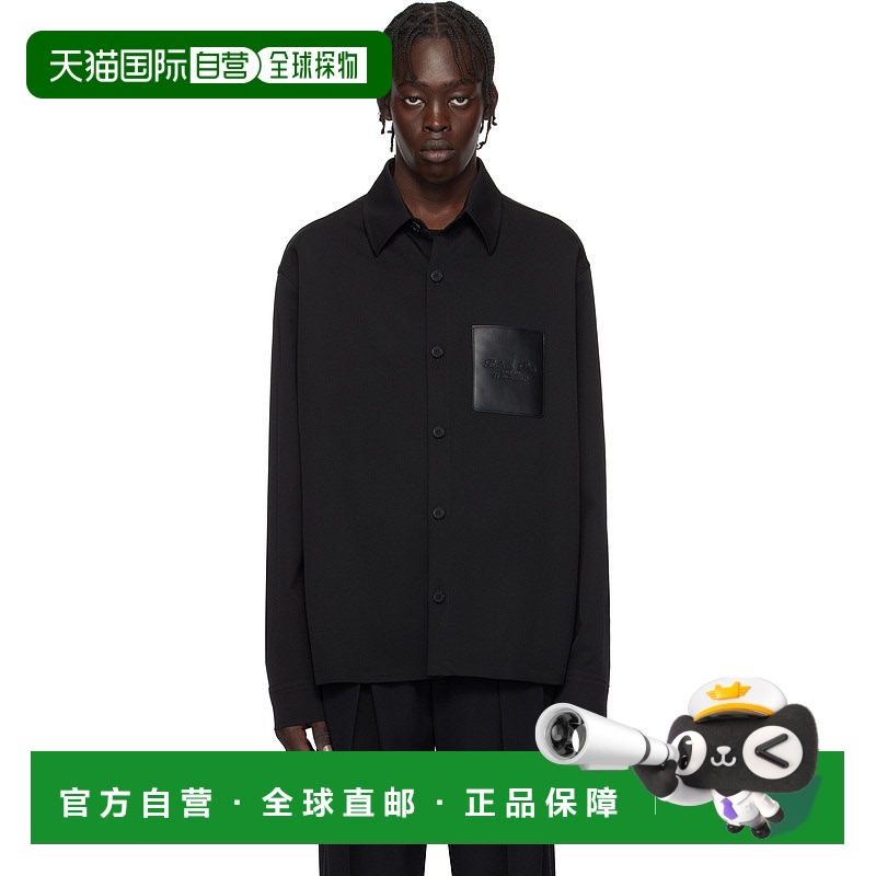 1h可退 香港直邮潮奢 Balmain 巴尔曼 男士 黑色 Couture Label