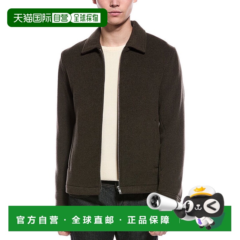 自营Theory Wyatt Wool Jacket - green 美国奥莱直发
