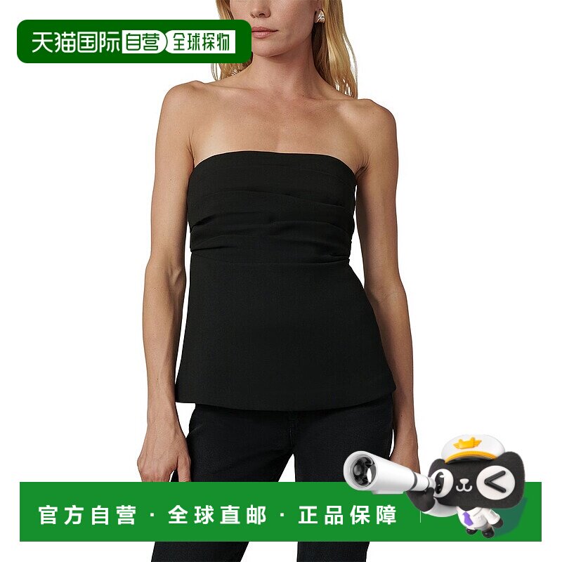 自营JOE'S Jeans The Lara Strapless Top - black 美国奥莱直发