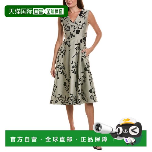 自营Max Mara Clea连衣裙-黑色 美国奥莱直发吊带
