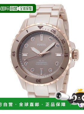 自营Fossil Women's FB-01 36mm Quartz Watch - brown 美国奥莱