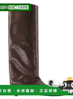 自营Tall Hilda Boots - ANINE BING - Leather - Brown - brown