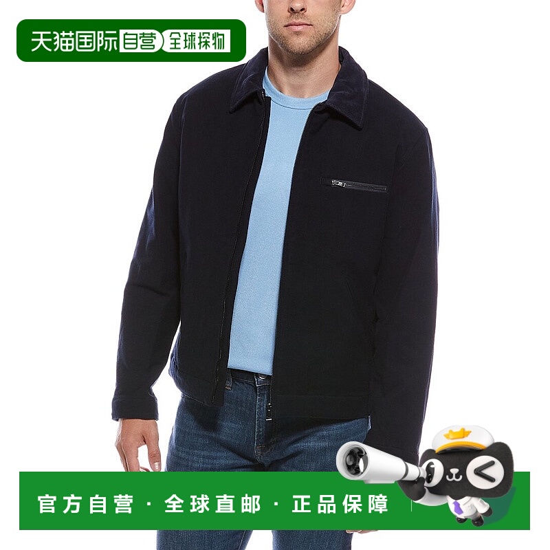 自营theory理论工作服夹克-蓝色 美国奥莱直发
