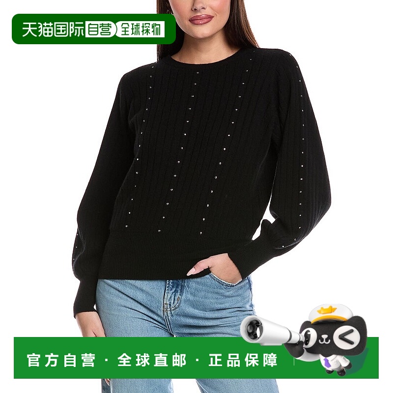 自营Brodie Cashmere Rebecca Rib Cashmere Sweater - black 美