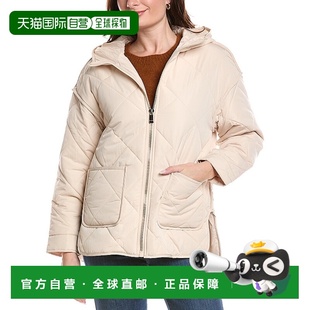 自营Kensie Cire Medium Quilted Jacket - brown 美国奥莱直发