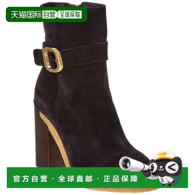 自营 tod'sTODs小毛靴-黑色 美国奥莱直发短靴女靴