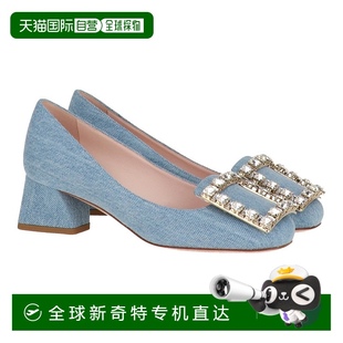 淺藍(lán)色高跟鞋 自營 Roger Vivier女式 美國奧萊直發(fā) 淺藍(lán)色