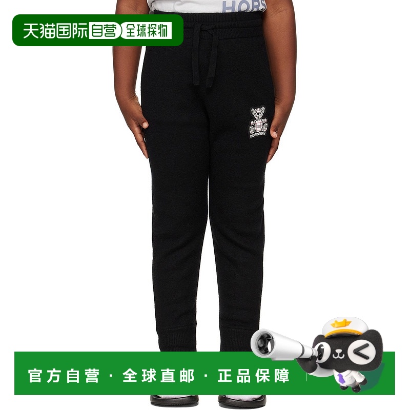 1小时内可退 香港直邮潮奢 Burberry 巴宝莉 女童 黑色 Thomas Be