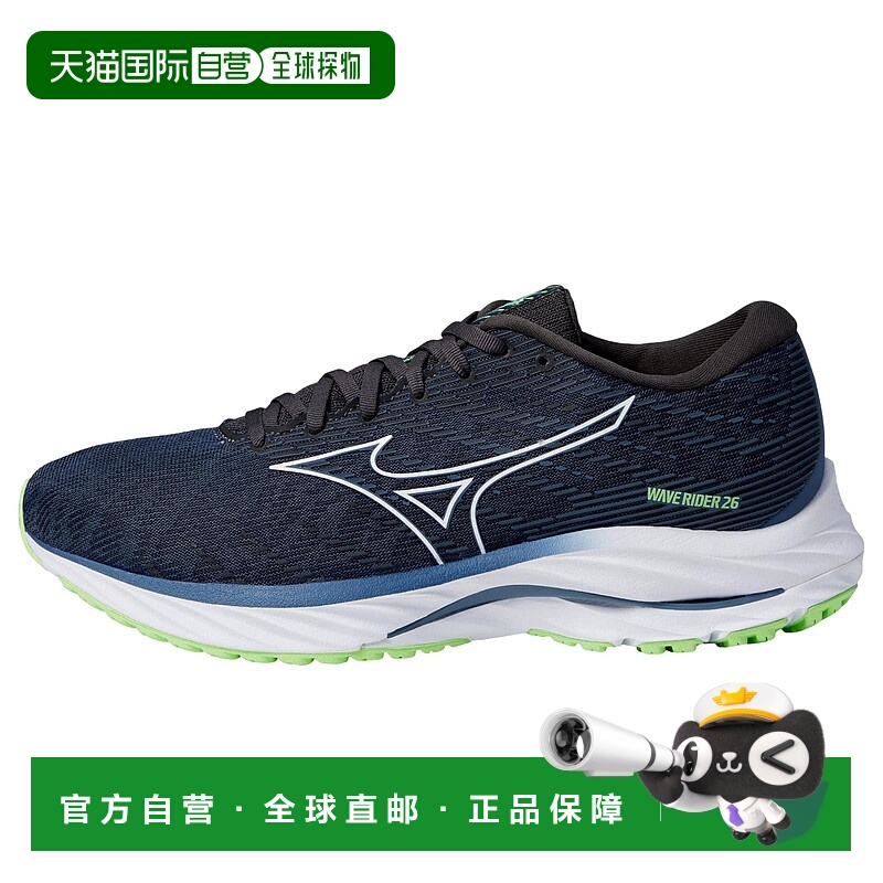 自营Mizuno Wave Rider 26 China Blue / White  J1GC220354 Men'