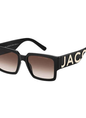 自营marc jacobsMARC 739/S 080s HA黑色/白色/棕色渐变-黑色白色