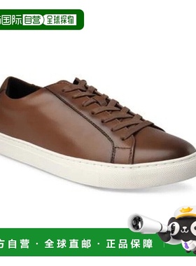 自营Alfani Grayson 100120988运动鞋男式棕色皮革系带鞋ZPO3749-