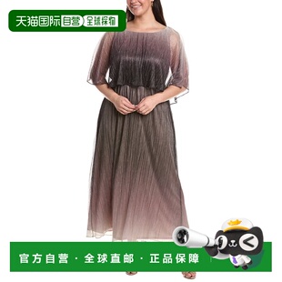 Ombre 美国奥莱 自营Maison Plus Dress tan Maxi Tara Crinkle