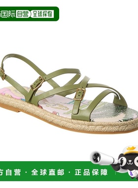 自营 tod'sTOD皮革凉鞋-绿色 美国奥莱直发