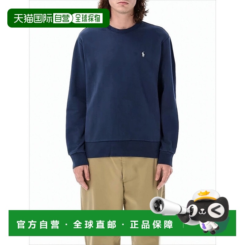 自营polo ralph laurenCrewneck Sweatshirt In Deep Navy Blue W