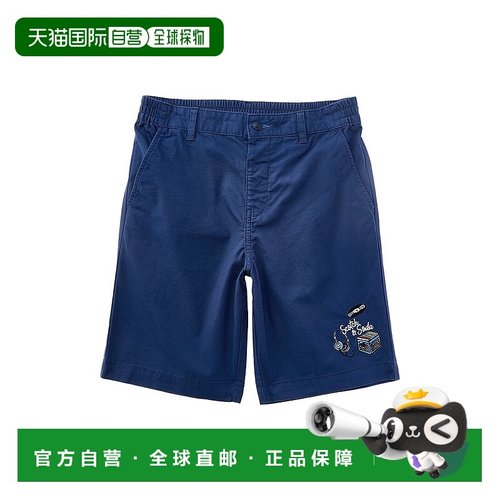 自营scotch & soda苏格兰苏打半巴拿马短裤-蓝色 美国奥莱直发