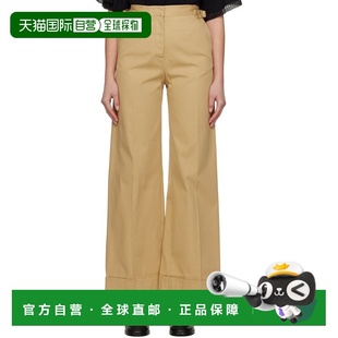 棕色 SEE 长裤 Cuffed Wide 女士 CHLOÉ 香港直邮潮奢 1h可退