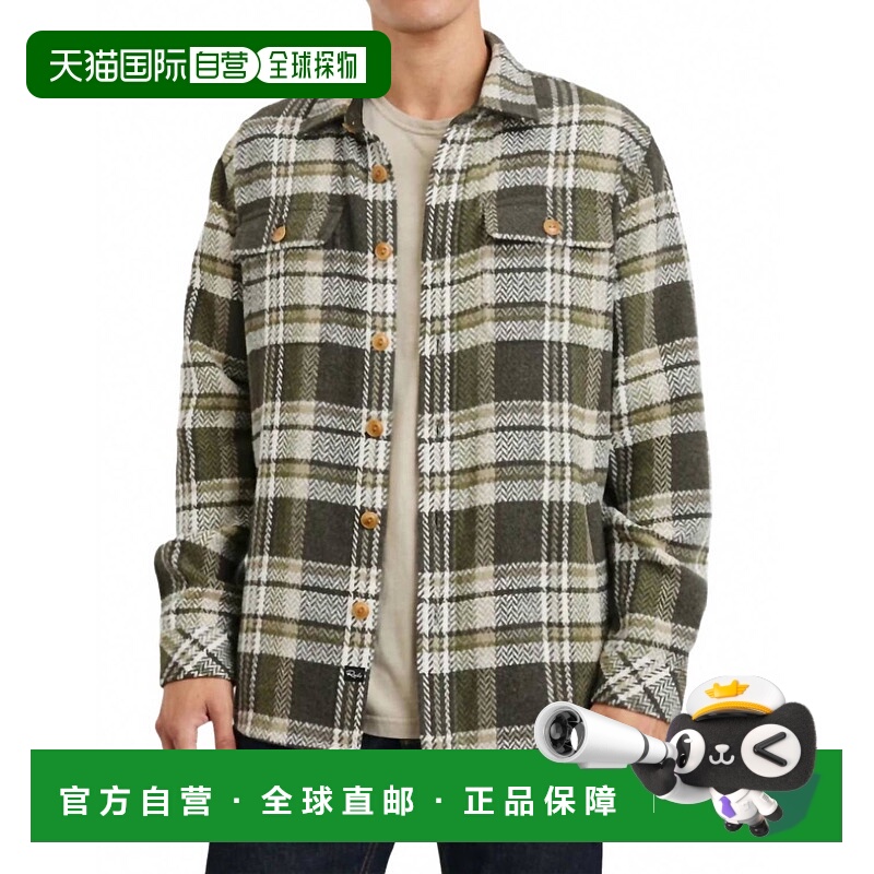 自营railsBerkshire Plaid Button Shirt In Grape Leaf Cedar -