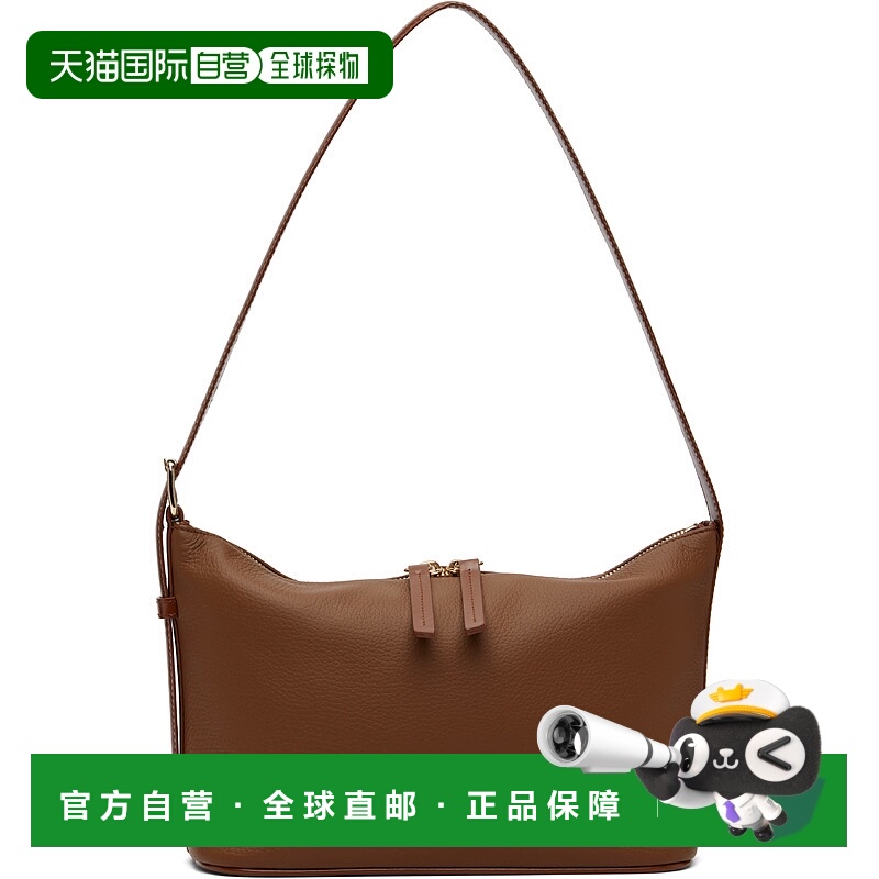 1h可退 香港直邮潮奢 A.P.C. 女士 黄褐色 Vera 单肩包 PXCBLF619