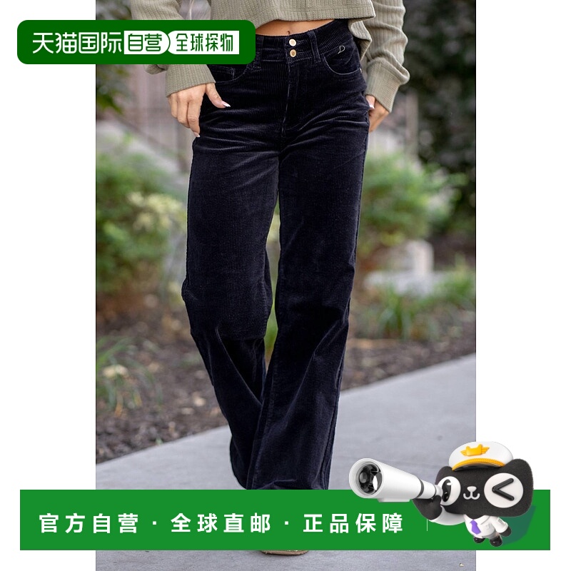 自营 judy blueBerkley Corduroy Trouser In Black - black 美国