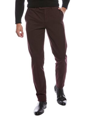 自营Brunello Cucinelli Cotton Men's Pants - purple 美国奥莱