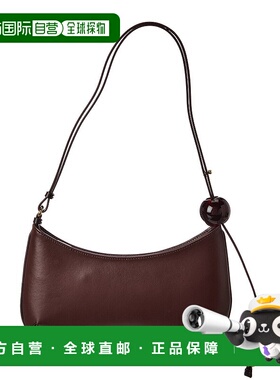 自营Jacquemus Bisou Perle Leather Hobo Bag - brown 美国奥莱