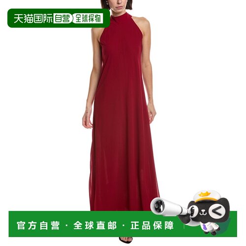 自营Carla Ruiz Halter Mock Neck Maxi Dress - purple 美国奥莱