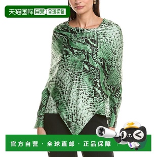 Renta Tie green 美国奥莱直 Blouse Silk 自营Oscar Bow